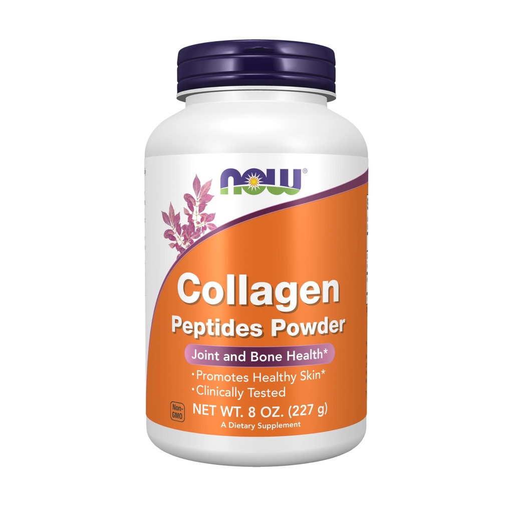 NOW Foods Supplements, Collageen Peptides Powder, klinisch getest, gewrichts- en botgezondheid*, 8-Ounce