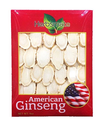 New Green Nutrition Hand-Selected A Grade American Ginseng Large Slice (4Oz. Box)