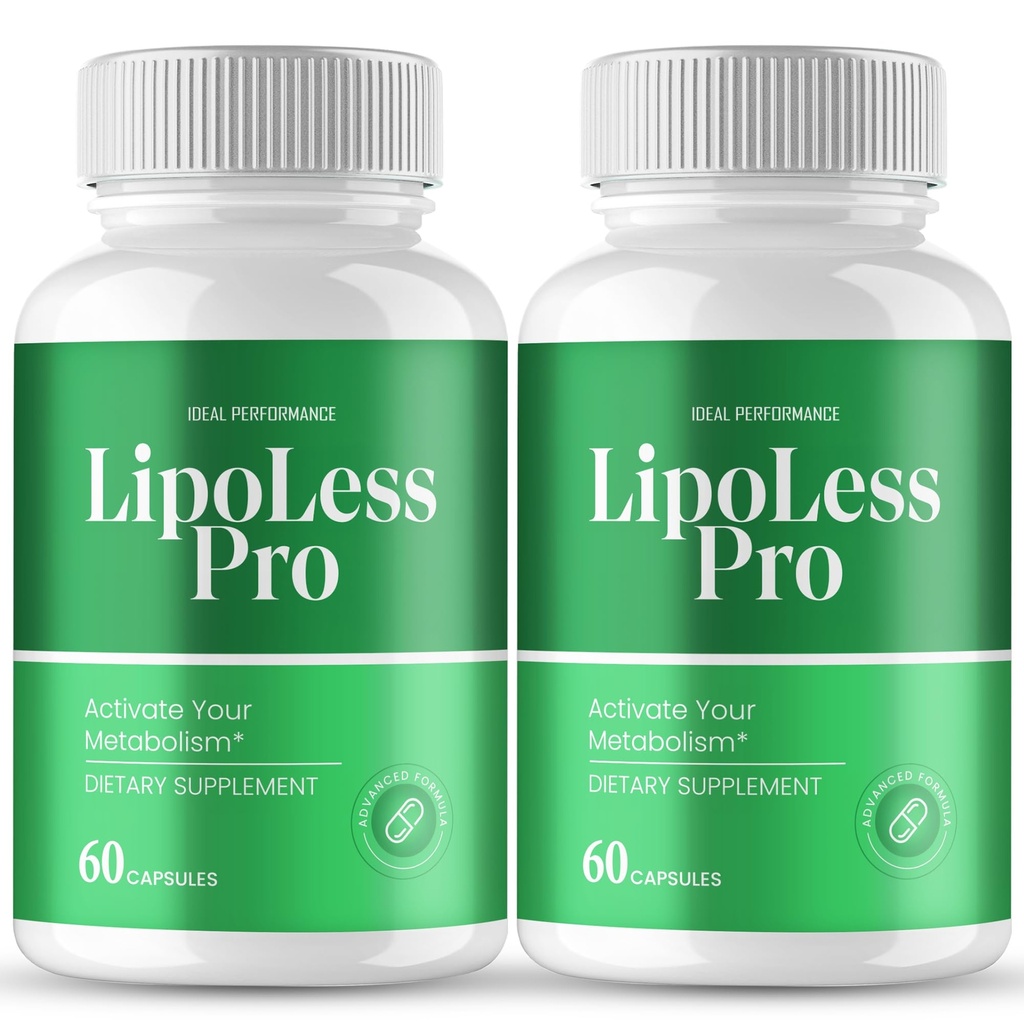 IDEAL PERFORMANCE Lipoless Capsules, LipoLess Advance Supplement Pills - Maximum Strength, All Natural Keto Capsule to Sustain Active Lifestyle, Official Lipo Less for Overall Health Reviews (2 Pack)
