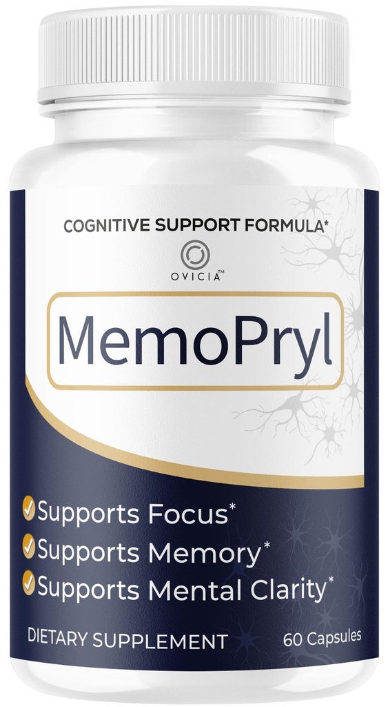 Memopryl Capsules - MemoPryl Support Advanced Formula, Daily Memo Pryl Pills All Natural Ingredients Premium Formula Vitamins for Overall Health & Wellness Reviews, 60 Capsules for 1 Month