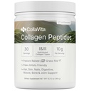 Collagen Peptides Powder Grass-Fed Pasture-Raised Hydrolyzed Collagen Powder, Type I & III Hair, Nails, Skin and Joints, Non-GMO, Paleo & Keto, Unflavored, 10 Fl oz. 30 Servings