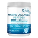 NATURE TARGET Marine Collageen Peptides Powder - Type I & III Collageen with Probiotics, Vitamine C & Hyaluronic Acid for Skin, Hair, Nails, Wild-Caught Fish & Grass-Fed Bove, 35 Servings