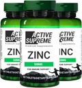3 verpakkingen Zink citraat 50 mg - Supplement ter ondersteuning van het immuunsysteem en de reproductieve gezondheid