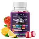 Gommies multivitamines complètes pour adultes – Mélange tout-en-un de vitamine A B C D E de zinc et de biotine - Gommy vitamine adulte pour l'énergie et l'immunité – 90 Gommies sans gluten et sans légumes