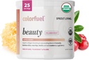 Sprout Living, Colorfuel Beauty Powder Drink Mix, Biologische Superfoods + Adaptogenen 