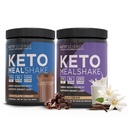 Keto Science Ketogenic Meal Shake Chocolate and Vanilla Dietary Supplement, Rich in MCTs and Protein, Packed with Collagen, Vitamins and Minerals, Keto and Paleo Friendly, (28 servings), 2 Pack