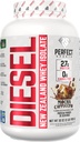 PERFECT SPORTS Diesel 100% New Zealand Whey Protein Isolate | Stevia Sweetened, No Artificial Ingredients, Keto | 0g Carb, 0g Fat, 26g Protein | 2 Pounds (Mocha Latte Cappuccino)