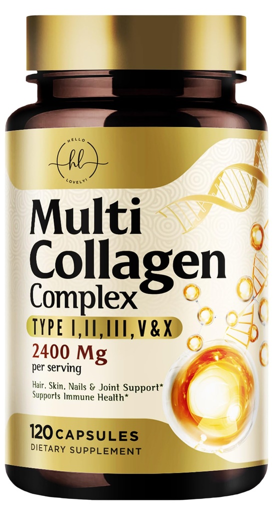 Multi Collageen Peptides 2400mg voor vrouwen 