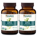 Himalaya Bacopa Monnieri Nootrope Kruidensupplement, Geestelijke Alertheid, Ondersteunt Kalm, Geheugen, Cognition, USDA Biologische, Niet-GMO, 750 mg, 60 Plant-Based Caplets, 2 Pack, 120 Day Supply