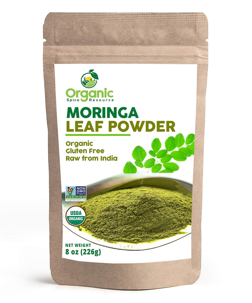 Organic Moringa Powder - 8 oz (226g)