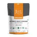 Just Jaivik 100% Organic Licorice Root Powder - 227 gm / 0,5 lb Mulethi 