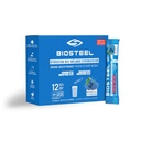 BioSteel Hydration Mix - Sugar Free, Essential Electrolyte Sports Drink Powder - Blue Raspberry - 12 Single Servings