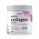 Multi Collageen Proteïne Poeder 600g - 5 Types (I, II, III, V, X) Grass-Fed & Pasture-Raised met Biotin 5000mcg, Vitamine C & Hyaluronzuur 