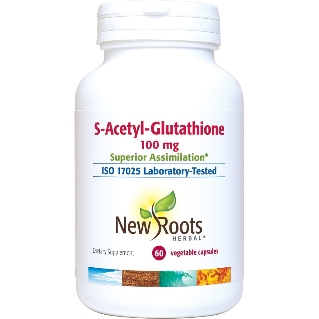 NEW ROOTS REVAL S-Acetyl-Glutathione, 100mg 