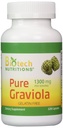 Graviola 100% Pure Graviola 1300mg Per Servings 120 Capsules Per Bottle (Annona muricata)