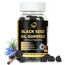 Black Seed Oil Gummies for Women 1000mg, 2% Thymoquinone Cold Pressed Nigella Sativa Extract – Black Cumin Seed Oil Supplement, Omega 3 6 9 for Daily Wellness, Hair & Skin Support – 60 Gummies
