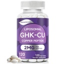 GHK-Cu Peptide Hair Softgels – 2mg GHK-Cu with Liposomal Delivery – Beauty Support for Skin, Hair & Collagen – Easy-to-Swallow Plant-Based Softgels