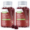 Viteey Apple Cider Vinegar Gummies and Ginger – 1000 mg ACV Gummies for Weight Loss, Detox and Digestion – Vegan, Gluten-Free – 120 Count