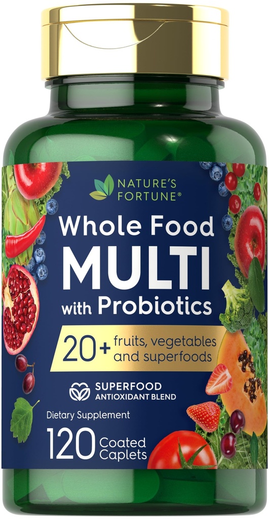 Natuur's Fortune Whole Food Multivitamine met Probiotica 