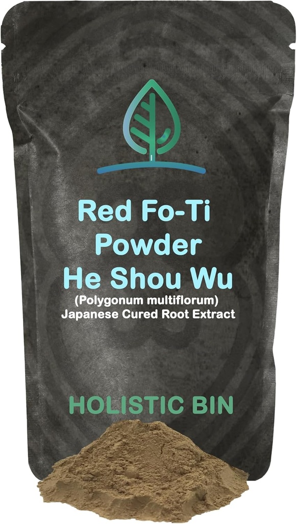 Ben Holistic Japonais He Shou Wu Fo Ti Powder Potent Herbal Extract Fermenté pour la Vitalité.