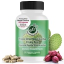 Nopal Cactus Capsules - Freeze Pear Extract - Fiber Supplement for Metabolic Health Support - Rich in Betalains & Nitraten - Non-GMO - 120 Veggie Caps (1 fles)