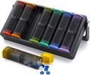 Weekly pil Organizer 1 Time a Day(Black) en Weekly pil Organizer 2 Times a Day(Translucent-Black)