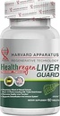 Harvard Apparatus Regénérative Foir Guard 180 Comprimés - Nettoyez le foie Détox & Réparation, Fatty Foter Support Renouveler Supplément, 14+ Herbes avec Silymarin Thistle de lait, Artichaut, Dandelion et plus