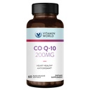 Vitamine World CoQ10 200 mg Softgels, Co-enzym Q10-supplementen voor antioxidantondersteuning, hartgezondheid en energieproductie, glutenvrij, 60 Rapid Release Softgels