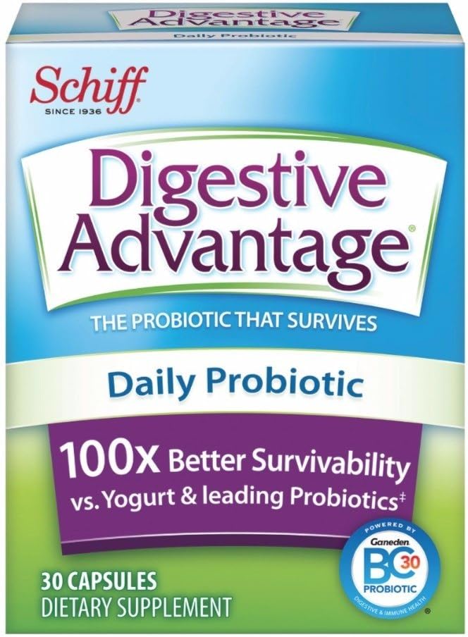 Digestief voordeel Dagelijkse Probiotica, 30 capsules (verpakking van 8)