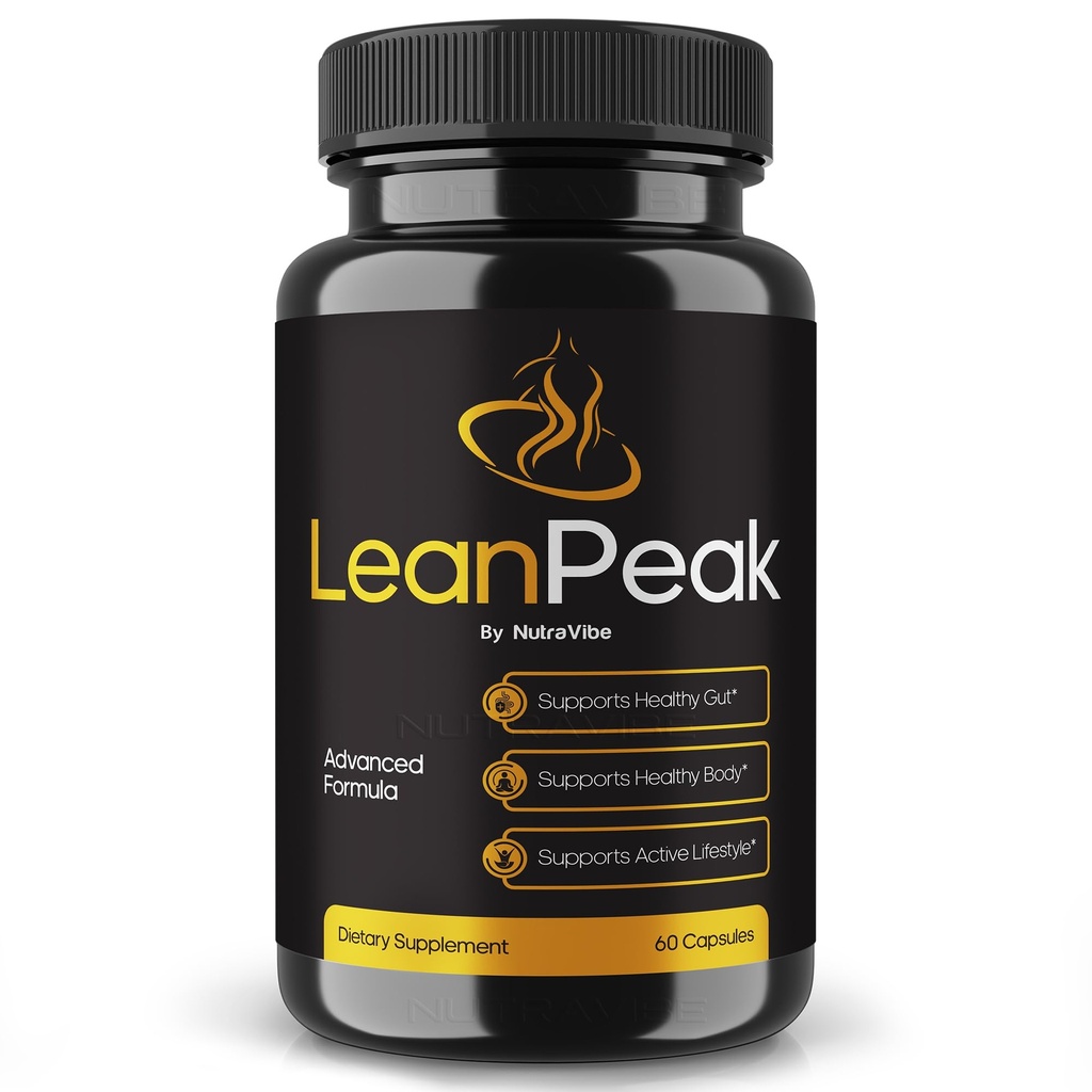 LeanPeak Capsules – Daily Balance Supplement for Energy & Active Lifestyle, Natural Ingredients for Healthy Body Shape & Digestion, Easy-to-Swallow Capsule, Non-Habit Forming (60 Capsules)