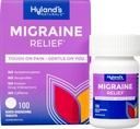 Hyland's Migraine Hoofdpijn Natuurlijke pijn Relief Tablets, Pack van 1, 100 Tel (Verpakking mei Vary)