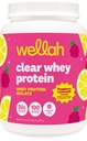 Wellah Clear Whey Protein Isolate Powder (Raspberry Lemonade) 30 Servings - 20g of Protein, 100 Calories, Sweetened with Stevia