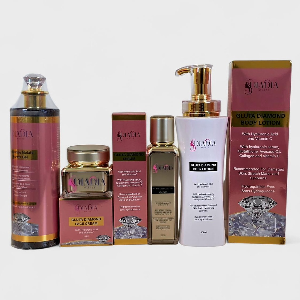 GLUTA DIAMOND MIRACLE SUPER WHITE AND GLUTA COLLAGEN & C CAPSULES Skin Booster