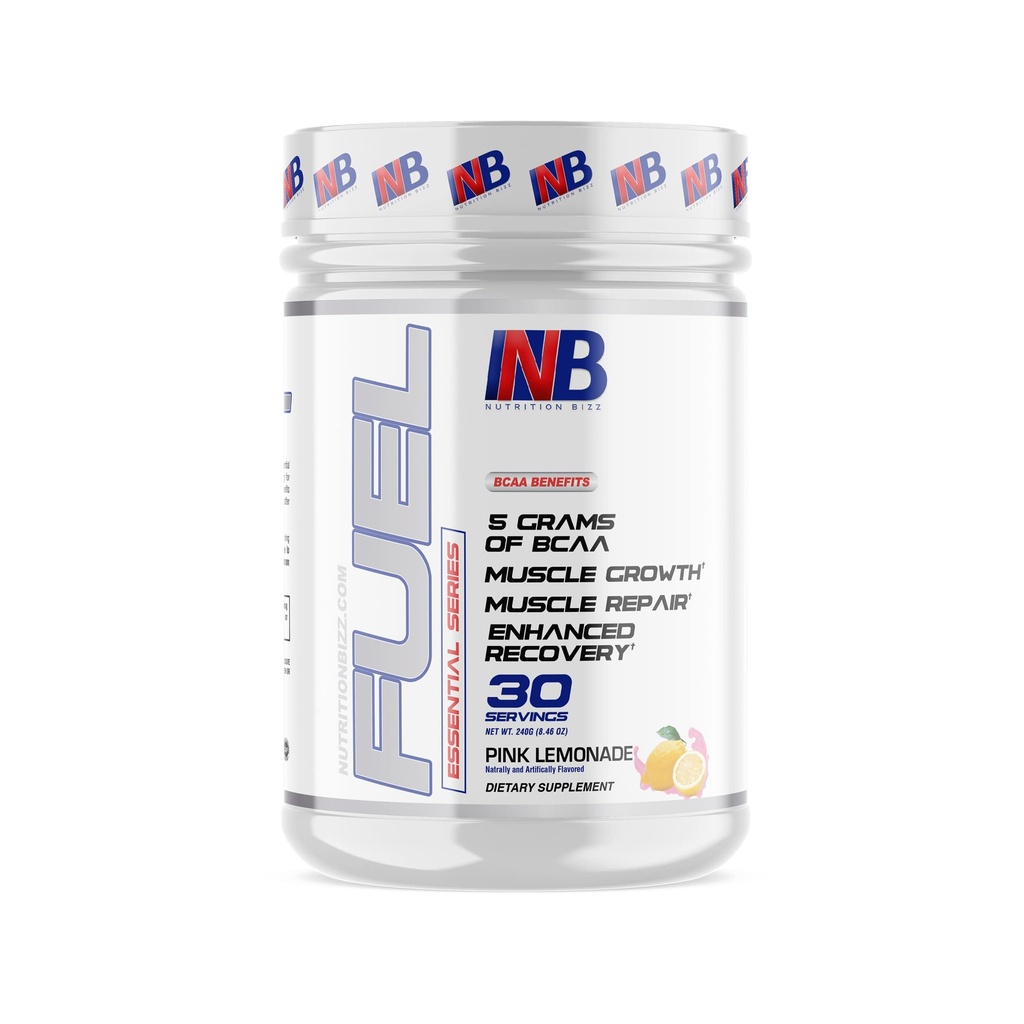 BCAA Powder, 5 Gram van BCAA's Aminozuren, Post Workout Recovery Drink voor spieropbouw, herstel, en endurance, 30 Servers (Roze Limonade)