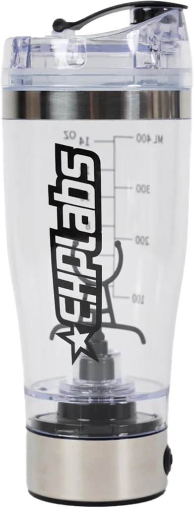 EHplabs Elektrische Protein Shaker Fles - 15oz Draagbare Blender Shaker - Personal Blender Shaker - Elektrische Proteïne Shaker Fles voor Maaltijd Vervanging Shakes