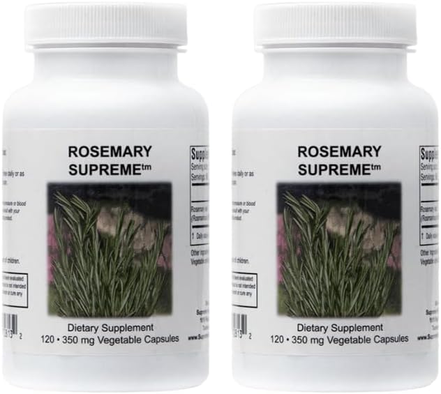 Supreme Nutrition Rosemary Supreme, 120 Pure Rosemary Vegetarian Capsules (verpakking van 2)