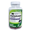 HealthA2Z® Sugar-Free Melatonin Gummies| 60 Counts | 5mg | Natural Sleep Aid for Deep & Restful Sleep | BlackBerry Flavor | Sleep Aid Gummies