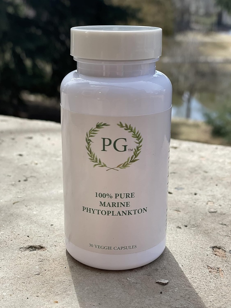 100% Pure Organic Marine Phytoplankton - Hoog rendement SOD Enzyme - Contaminant Vrij Geconcentreerd Poeder, Vegan SUPERFOOD - 15g