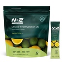 Mineral Hydration Packets – Electrolyte Powder Drink Mix with Calcium, Magnesium, Potassium – No Added Sugar, Natural Ingredients - Lemon Lime (30 Packets)