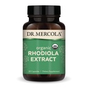 Dr. Mercola Rhodiola Extract, 30 portions (30 capsules), supplément alimentaire, soutien de l'humeur et de la gestion du stress, non-OGM, certifié USDA biologique