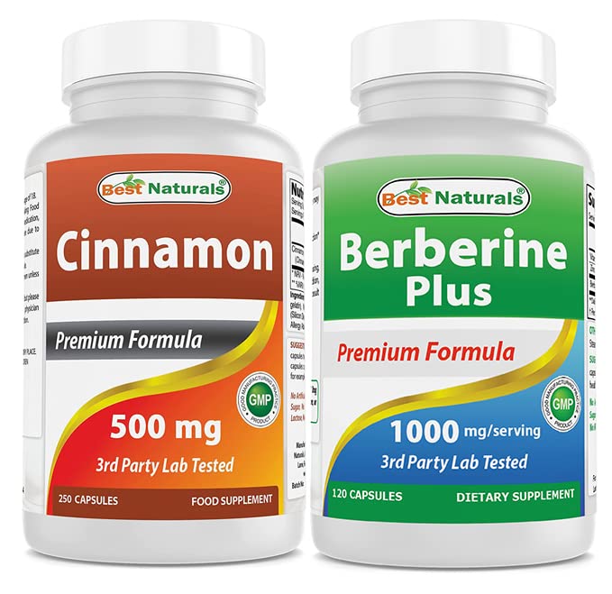 Meilleurs naturels cannelle 500 mg & berbère Plus 1000mg