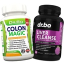Colon Reinigen en Lever Reinigen Detox Ondersteuning Supplement - Natuurlijke Bowel Cleanser Pillen voor Intestinale Opgeblazen & Dagelijkse Constipatie Relief - Melkdistel Dandelion Caps & Aid Gallblad Supplementen