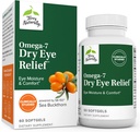Terry natuurlijk Omega-7 droge oogverlichting - 60 softgels - oogvochtigheid en comfort - non-GMO, glutenvrij - 60 porties