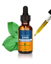 Extrait liquide de kava pour soulager le stress et se détendre*: Extrait de kava végétalien, Teinture de kava non-OGM pour une humeur calme et relaxante, sans gluten, 1 Oz