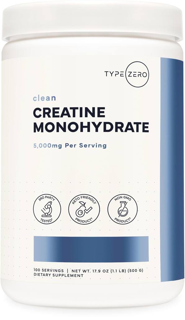 Type Zero Creatine Monohydraat Poeder (Unflavored 