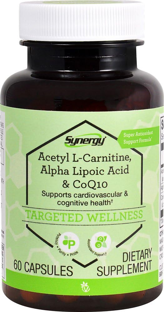 Vitacost CoQ10 + Alpha Lipoïnezuur + Acetyl L-Carnitine HCl - 60 Capsules