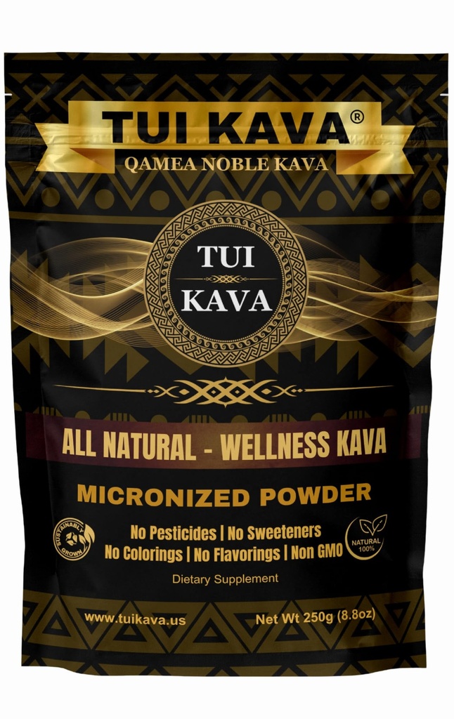 PREMIUM WELNESS KAVA - MICRONIZED Noble Kava 250g (8.8oz) - Trial/Travel Size 