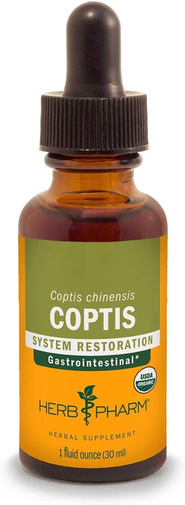Herb Pharm Coptis Liquid Extract voor Digestieve Ondersteuning, 1 Fl oz