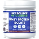 LifeSource Vitamins 1.1 lb - US Dairy Cows Grass Fed Whey Protein Isolate - Double Chocolate Fudge sweetened w/Stevia
