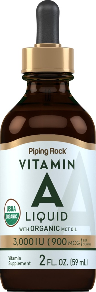 Piping Rock Vitamine A Vloeibaar 2 fl oz 